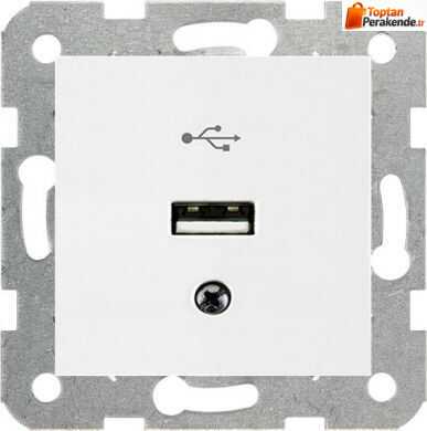 Viko Karre/Meridian Beyaz Usb Konnektör (Çerçeve Hariç) 90967167
